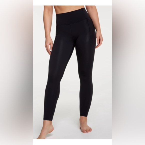 CALIA by Carrie Underwood Pants - CALIA Women's Inspire High Rise 7/8 Legging-Pure Black